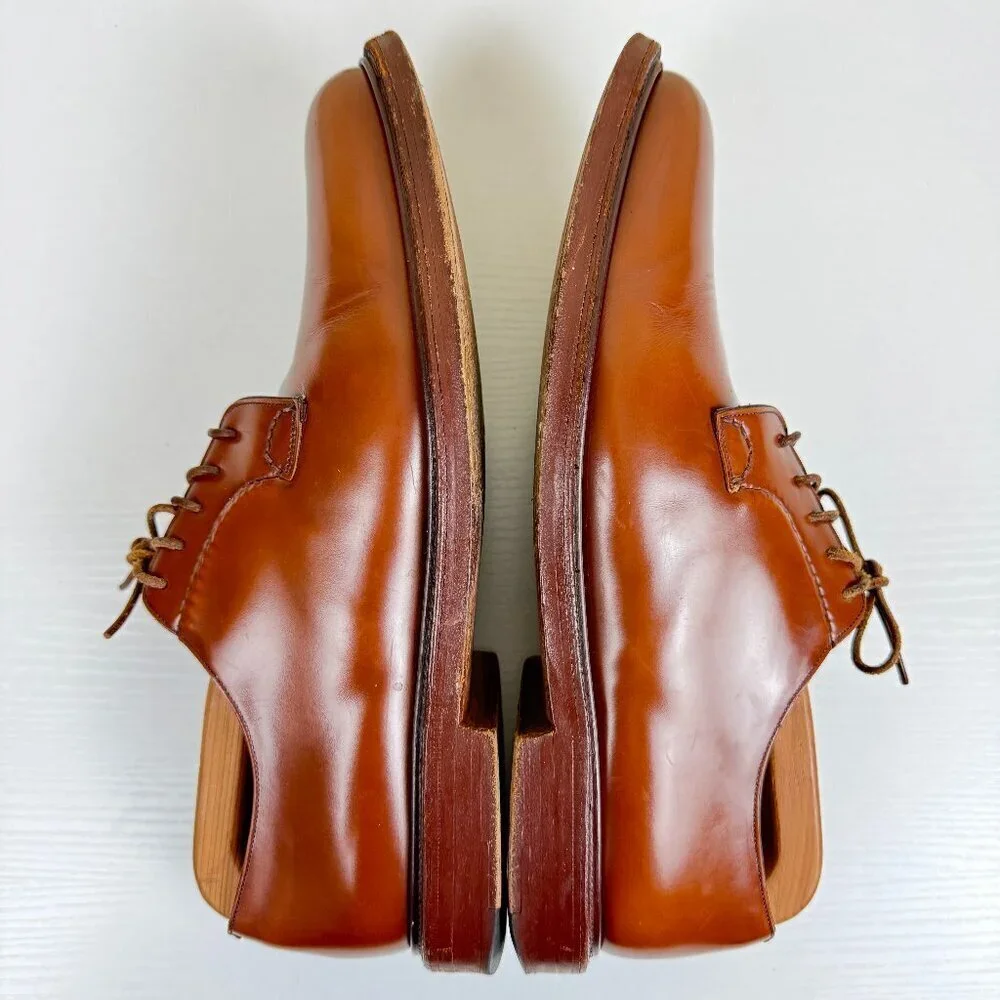 Church's Custom Grade Shannon Polished Binder Derby Brown Leather Shoes
